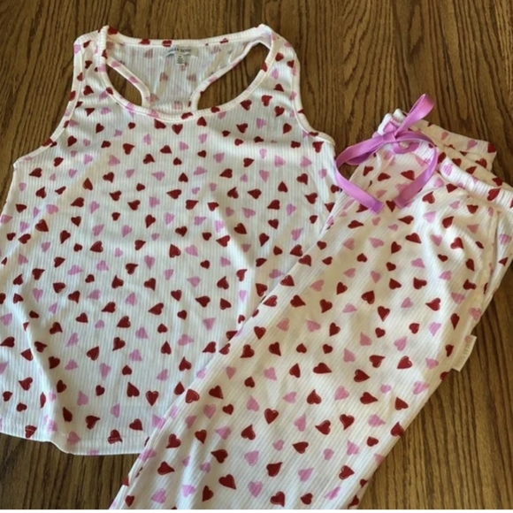 Thalia Sodi Women's White Red & Pink Heart Print 2 PC PK Set Size M NWT MSRP $68 - Picture 4 of 8